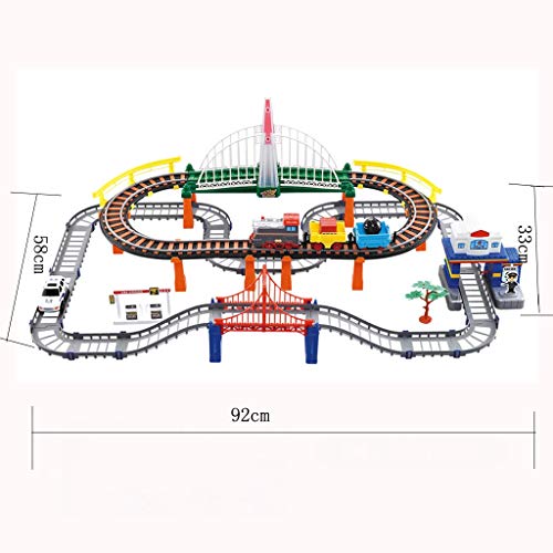 Great Features Of Lxrzls Engine Toy Engine, Track Electric Car Train Toy,Electric Track Plaything,3-...