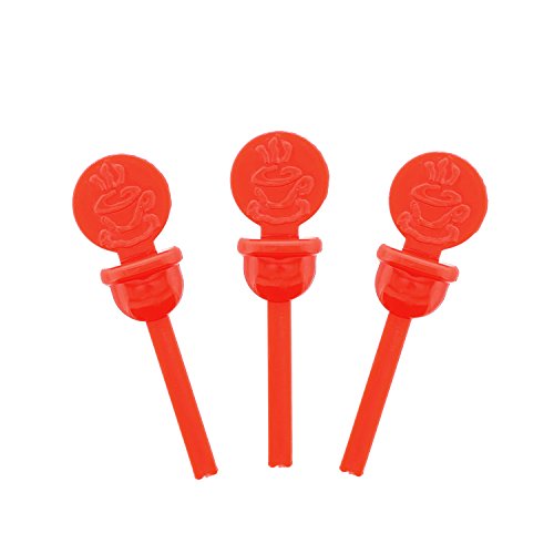 StixToGo Beverage Plugs - Leak Prevention Coffee Accessory for Hot Drinks, Disposable Coffee Stoppers, Fits Standard Lids - Red, 2", Pack of 2000
