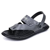 ✔ Fáciles de combinar: Estas sandalias vintage planas para hombre son sencillas y cómodas. Se puede usar con casi cualquier atuendo, jeans o incluso en casa.