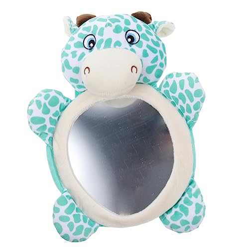 Anneome Deer Shape Rearview Mirror Adorable Observation Mirror for Car Material for Safe Use Easy Installation Backseat and Side Car Decor