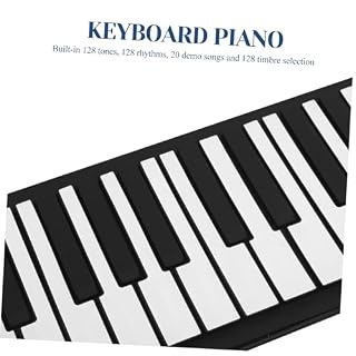 Toyvian 61 Roll Piano Clavier De Piano Pliable Piano Clavier Enfants Piano Clavier Pliant Piano Clavier Électronique Pliable Piano Électrique Main Épaissir Clavier Souple Enfant - Les Beatles, Paul McCartney, John Lennon, RIngo Starr, George Harrison Toyvian 61 Roll Piano Clavier De Piano Pliable Piano Clavier Enfants Piano Clavier Pliant Piano Clavier Électronique Pliable Piano Électrique Main Épaissir Clavier Souple Enfant – Image 3