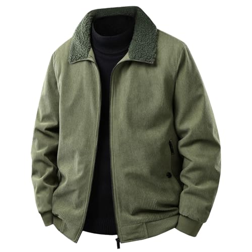 Veste matelassée velours côtelé épais homme hiver premium