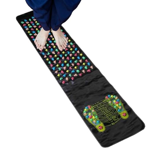 Shumeijian - Tappetino per agopressione, tappetino per massaggio ai piedi, tappetino per riflessologia, tappetino per agopuntura per piedi, tappetino per massaggio ai piedi, cuscino per massaggio ai