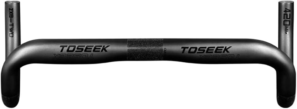 Bicycle Carbon Fiber Bull Horn Bar Width 15.0 inches 380 mm 15.7 inches 400 mm 16.5 inches 420 mm Cycling Drop Handle for Fixed Gear Bikes MTB BMX DH XC AM FR, Reach 3.5 inches 89 mm, Drop 5.0