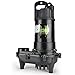 ECO-FLO Products ECD50W Cast Iron Sump Pump with Wide Angle Switch, 1/2 HP, 4,400 GPH