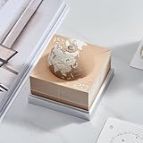 Deronder3D地球儀カレンダー （英語版）2025 クリエイティブ デスク カレンダー メモ帳 地球モデル デスク カレンダー 地球カレンダー 地球の形 カレンダー DIY紙彫刻アートクラフト デスクトップ装飾 家族、友人、結婚式、誕生日ギフト新年のプレゼント (イエロー)