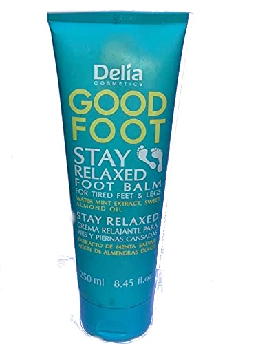 Good Foot Delia Stay Relaxed Balm Aching Tired Feet & Legs 8.45 oz