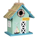 🌊 𝗘𝗜𝗡𝗙𝗔𝗖𝗛𝗘 𝗥𝗘𝗜𝗡𝗜𝗚𝗨𝗡𝗚: Durch die Klappe am Rücken des Vogelbrutkasten ist eine Reinigung denkbar einfach, sodass Sie die Nisthilfe für die nächste Vogelfamilie vorbereiten können. Bitte beachten Sie, die Vögel nicht während ihrer Nistzeit zu stören.