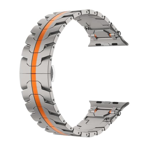 Banda de reloj de metal para 2 49mm Series 10 46mm y pulsera acero inoxidable 44mm 45mm