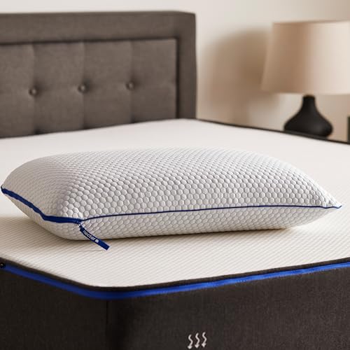 Nectar Tri-Comfort Cooling Pillow - Adjustable Support & Firmness - Cooling Cover - Pressure Relief - Helps Reduce Neck Pain - Premium Memory Foam & Microfiber Down Alternative