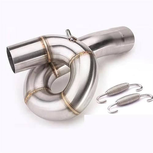 Tuyau d'échappement moto 51mm en inox pour Kawasaki ZX6R ZX636 2009-2021