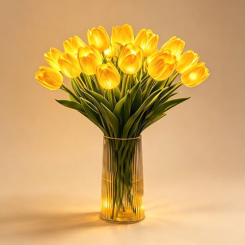 Illuminated Tulips - 15-inchSimulated PU LED Tulip Lights