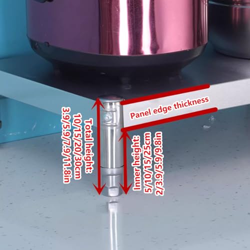 Support de calage en acier inoxydable avec traverse renforcée pour restaurant - 5