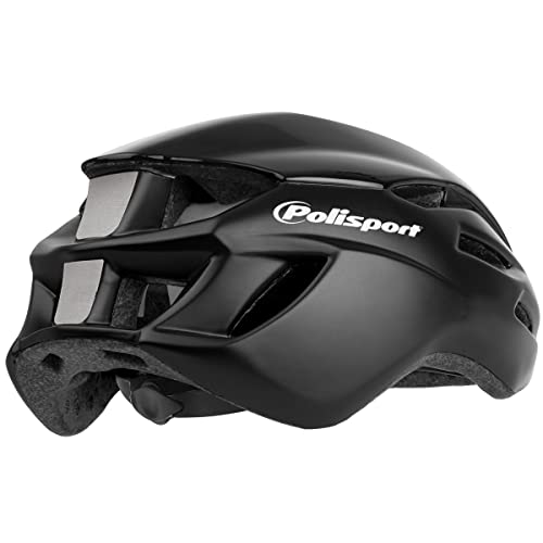 CAPACETE CICLISMO POLISPORT AERO ROAD PTO/PTO M 55/58
