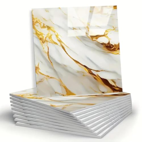 Image of OCEANSKY 3D Wallpaper PE Foam self Adhesive Brick Design Wall Stickers /DIY Wallpaper for Home Hotel Living Room Bedroom Cafe Deco (12, Cream Yellow)