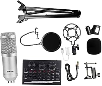 Cezo BM 800 Condenser Microphone Bundle,Streaming mic, Recording