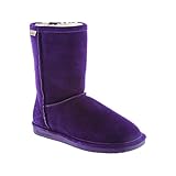 BEARPAW Women's Emma Snow Boot, Plum, 7.5 M US