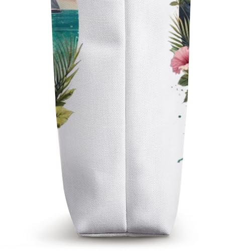 Bolsa tote Bermuda pink sandy beach miniatura 3
