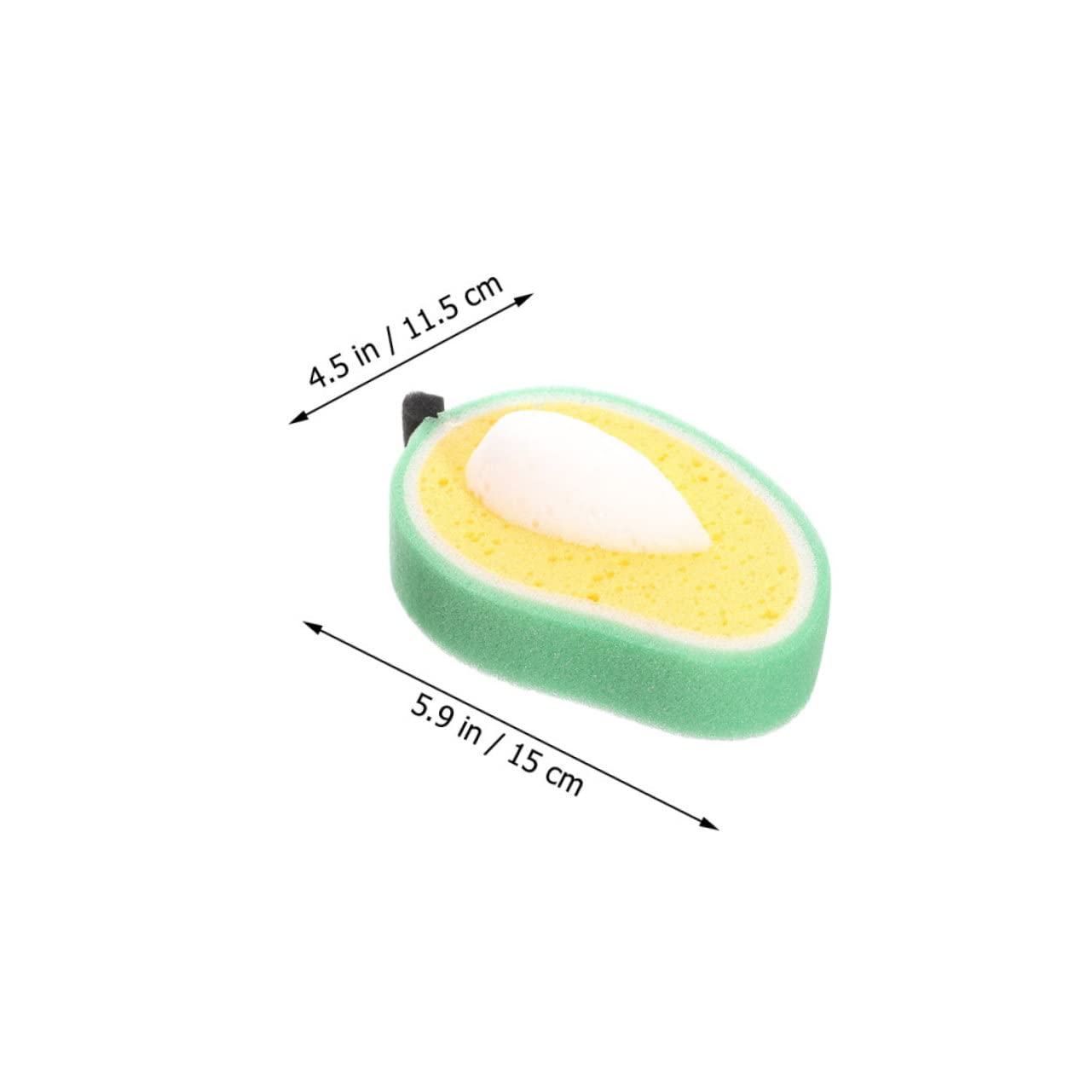 OSOLADY 8Pcs Cartoon Fruit Shaped Bath Sponges Fun Bathing Tools for Soft Bath Scrubber for Engaging Bath Experience with Strawberry Designs