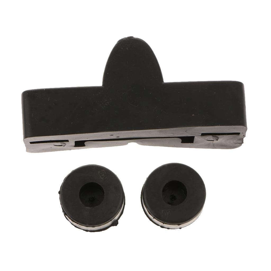 FASHIONMYDAY Fashion My Day® Motorcycle Black Fuel Tank Rubber Mounting Cushion Kit for Honda CG 125 | Auto Accessory | Rear Fuel GaTank Cushion-image-25