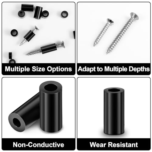 Rond rutilant kit d'entretoises pour M3 M4 plastique ABS 1000 pièces en boîte