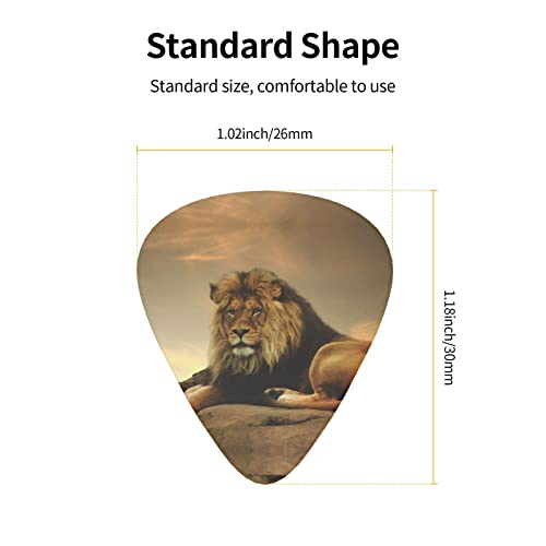 Médiators Guitare 12-Pack Mighty Lion Guitar Picks Pour Guitare Électrique Guitare Acoustique Diverses Guitares - Les Beatles, Paul McCartney, John Lennon, RIngo Starr, George Harrison Médiators Guitare 12-Pack Mighty Lion Guitar Picks Pour Guitare Électrique Guitare Acoustique Diverses Guitares – Image 4
