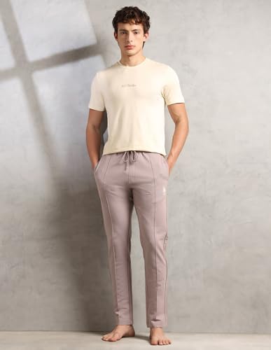 Image of U.S. POLO ASSN. Mens PR003 Chevron Cotton Stretch Lounge Track Pants