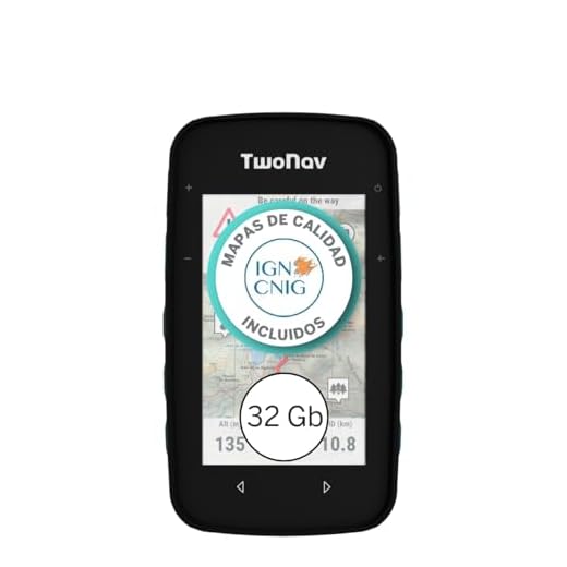 TwoNav Cross Plus, GPS con Pantalla 3.2 Pulgadas para MTB, Ciclismo, Trekking y Senderismo con mapas incluidos. Color Turquesa