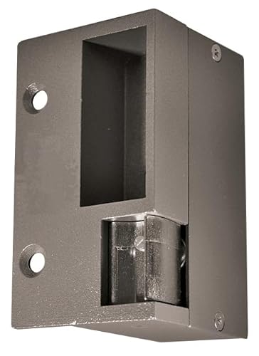 Gâche 2 temps en applique droite 90mm 12/24V -AC/DC + varistance - HERACLES -1035D