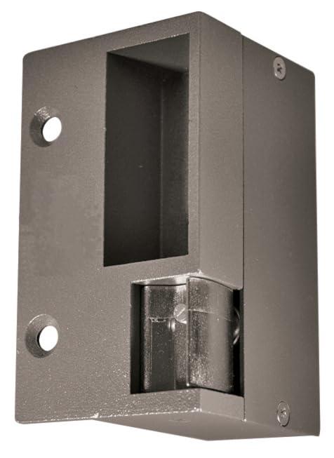 Gâche à émission en applique droite 90mm 12/24V -AC/DC + varistance - HERACLES - 1015D