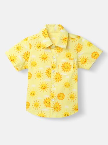 Image of Nautinati Boys Printed Shirt & Short Clothing Set Combo | Age 0-3 Years