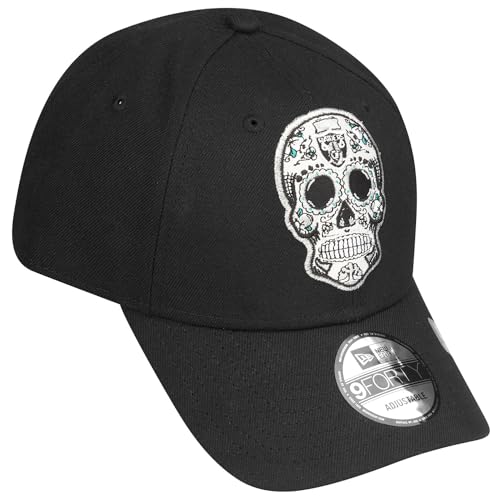 New Era 9forty Snapback Cap Sugar Skull Las Vegas Raiders - vue 3