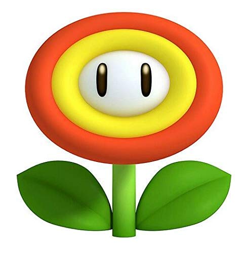 World Of Nintendo Fire Mario 2.5 Inch Figure With Fire Flower #TOP2