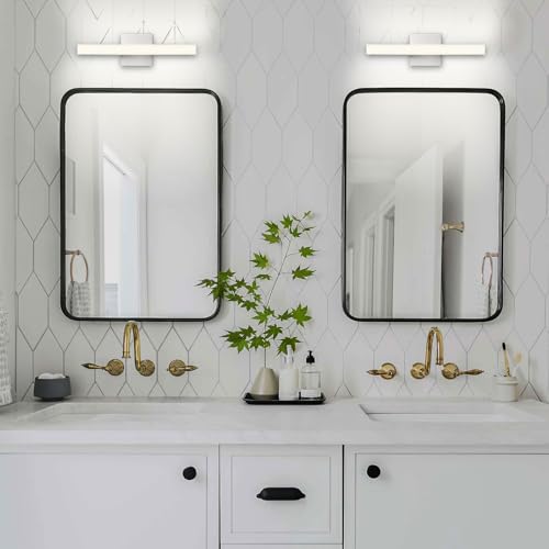Image of Wall Sconce, Modern LED Light Bar Lighting Fixtures for Vanity, Dimmable Bathroom Sconce, 5CCT Dimmable NO Flicker and Eye Protection 16 in Bathroom Linear Bar Lighting16W Lamp