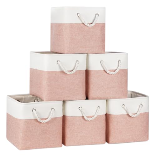 Temary 11�C���` ���[�L���[�u ���ȃt�@�u���b�N�r�� ���^���T�|�[�g&�\�t�g���[�v�n���h���t�� �܂肽���ݎ��ۈ牀�I�[�K�i�C�U�[�o�X�P�b�g �ߗ�/����p (�z���C�g&�s���N)