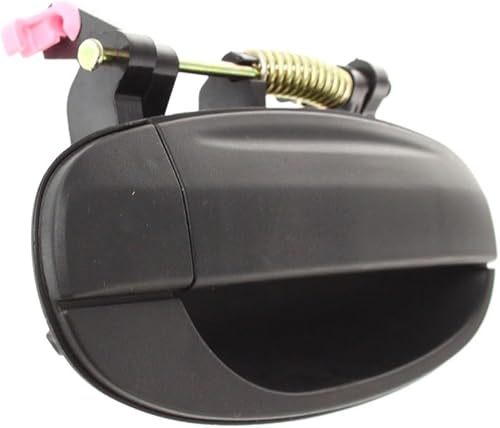 Miniatura 3 de Para Chevy Aveo 2004 2005 2006 Conjunto de manija de puerta exterior lado del conductor y del pasajero  Par  Negro con textura trasera  Todos los