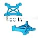 RCAWD Shock Tower Absorber Plate Rear & Front for 1/10 Traxxas Slash 4x4 6838 6839 Machine Alloy Aluminum Upgraded Hop-Up Upgrade #5807 Blue