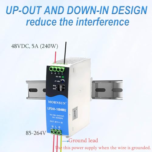 Industrial 8 Port Switch with 48V Din Rail Power Supply miniatura 7