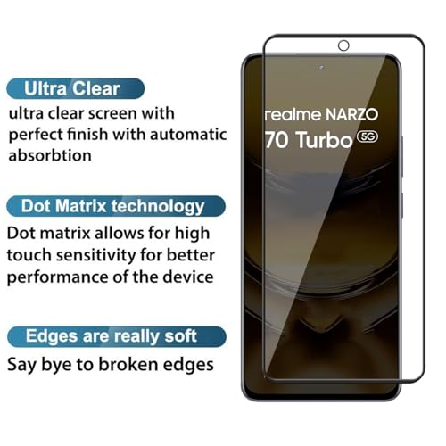 Image of Tempered Glass Screen Protector (Realme Narzo 70 Turbo)