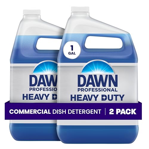 Dawn Professional Heavy Duty Manual Pot and Pan Dish Soap Detergent, 1 Gallon (Case of 2)