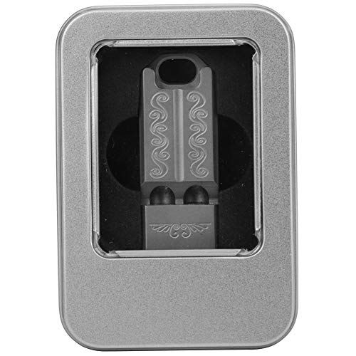 Survival Whistle, Titanium Alloy Double Tube Safety Whistle Pendant Emergency Survival SOS Tool with Lanyard for Outdoor Camping