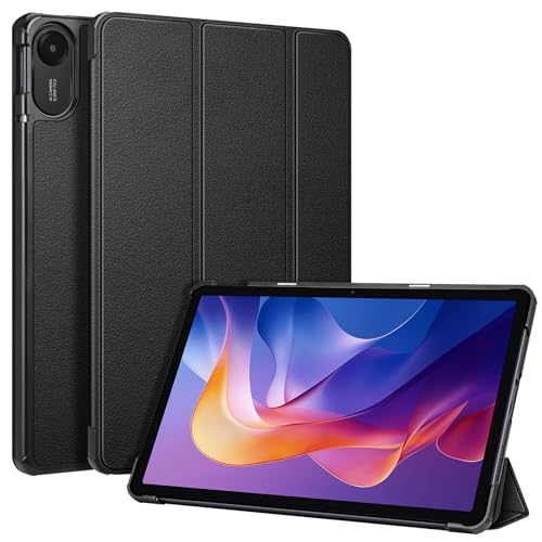 Fintie Hülle für Xiaomi Redmi Pad 2 11 Zoll - Ultra Schlank Superleicht Kunstleder Schutzhülle Cover mit Auto Schlaf/Wach Funktion Schwarz