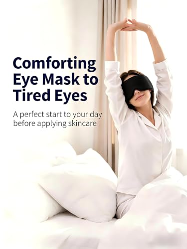 Image of Cooling Gel Eye Mask for Puffy Eyes, Migraine & Headache Relief, Full Eye-Area Cold Compress for Eyes & Temples, FSA Eligible HSA Reusable Eye Ice Pack for Swelling & Post-Surgery Recovery