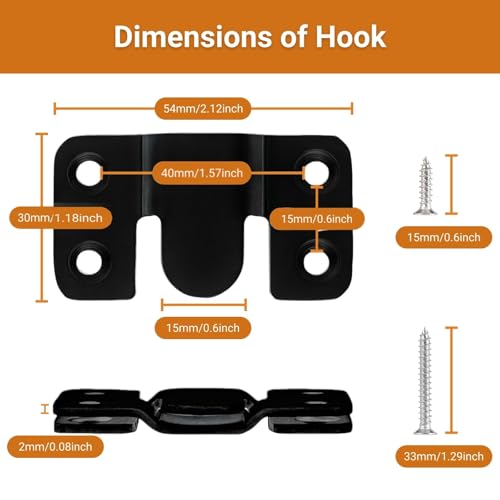 Image of 16Pcs Stainless Steel Interlock Hanging Buckle,Flush Concealed Mount Brackets Stainless Steel Z Clip Bracket Interlock Hanging Buckle Mountain Buckle for Picture Display Art Gallery