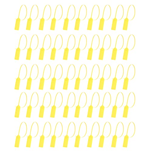 RFID Tie Tag 915MHz, 50PCS Waterproof Shipping Labels, Durable PP Material, 16.53x1.1in - Reliable Parcel Logistics, Quick Read Write, Ideal for Luggage and Clothing