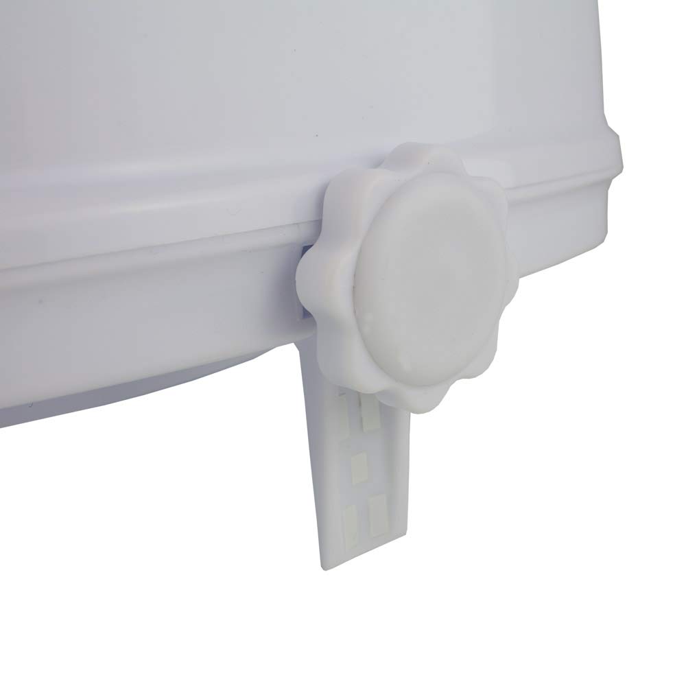 Mobiclinic, San Fermín, Silla de Ducha, Taburete de baño, Marca española, Ortopédica, Aluminio, Altura Regulable, Respaldo, Reposabrazos & ® Elevador WC para Adulto, con Tapa, Modelo Titán