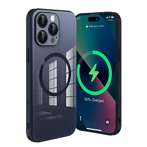 Coque iPhone 13 Pro MagSafe Guppy anti-choc avec film objectif noir