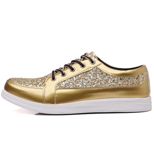 Trsorini Mens Glitter Shoes Sparkly Sneakers Fashion Bling Sequin Shiny Comfort Men Shoes2
