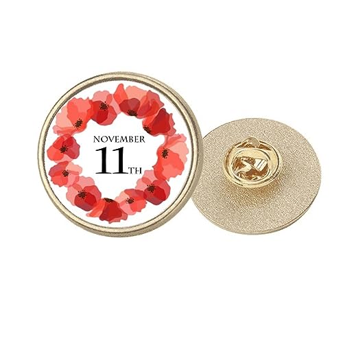 Broche ronde en métal doré Corn Garland M, le cadeau idéal pour femme