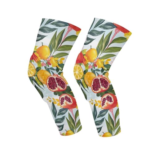 JUNZAN Tropical Flamingos Basketball Knee Pads for Youth Kids Wrestling Knee Pads with Sleeves Sport Kneepads for Volleyball Football